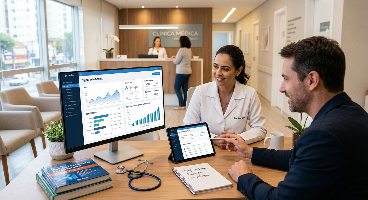 Estratégias de Tráfego Pago Marketing para Médicos