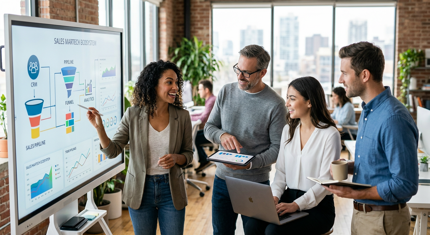 O que é martech para vendas e por que importa agora?