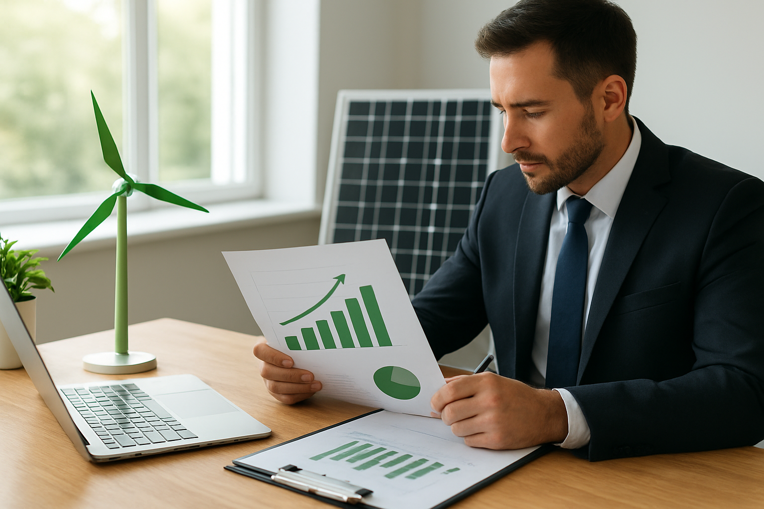 Retorno do investimento em energia renovável para empresas: avaliação estratégica