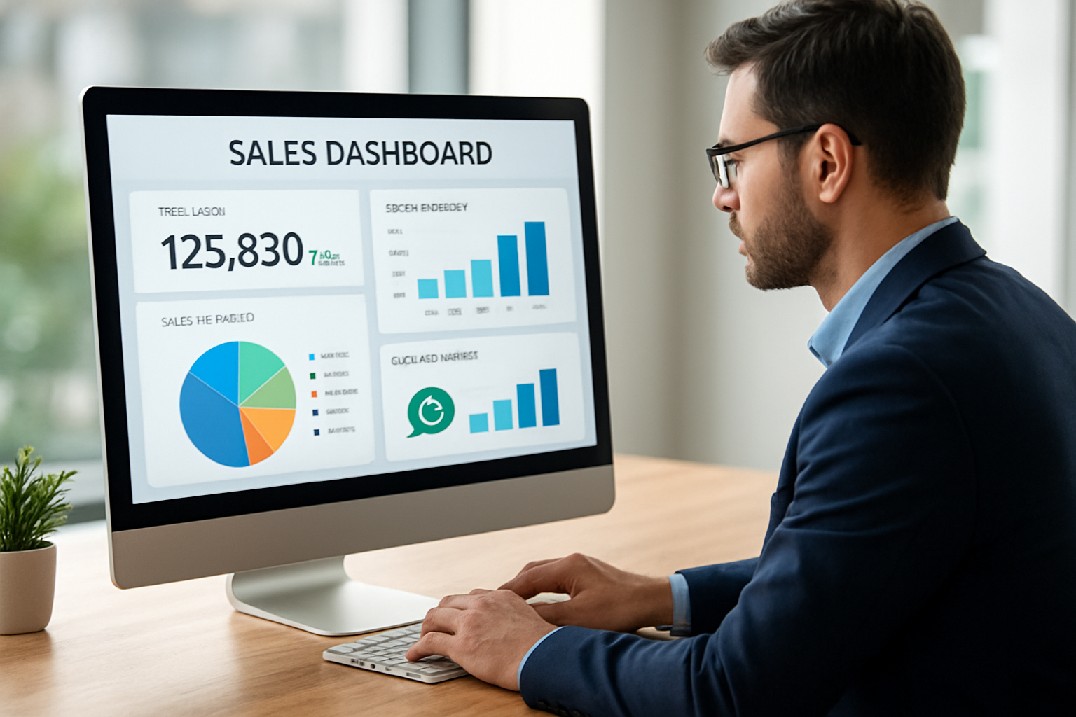 Dashboard de vendas com métricas de CRM para vendedores em 2026 centralizando WhatsApp e e-commerce