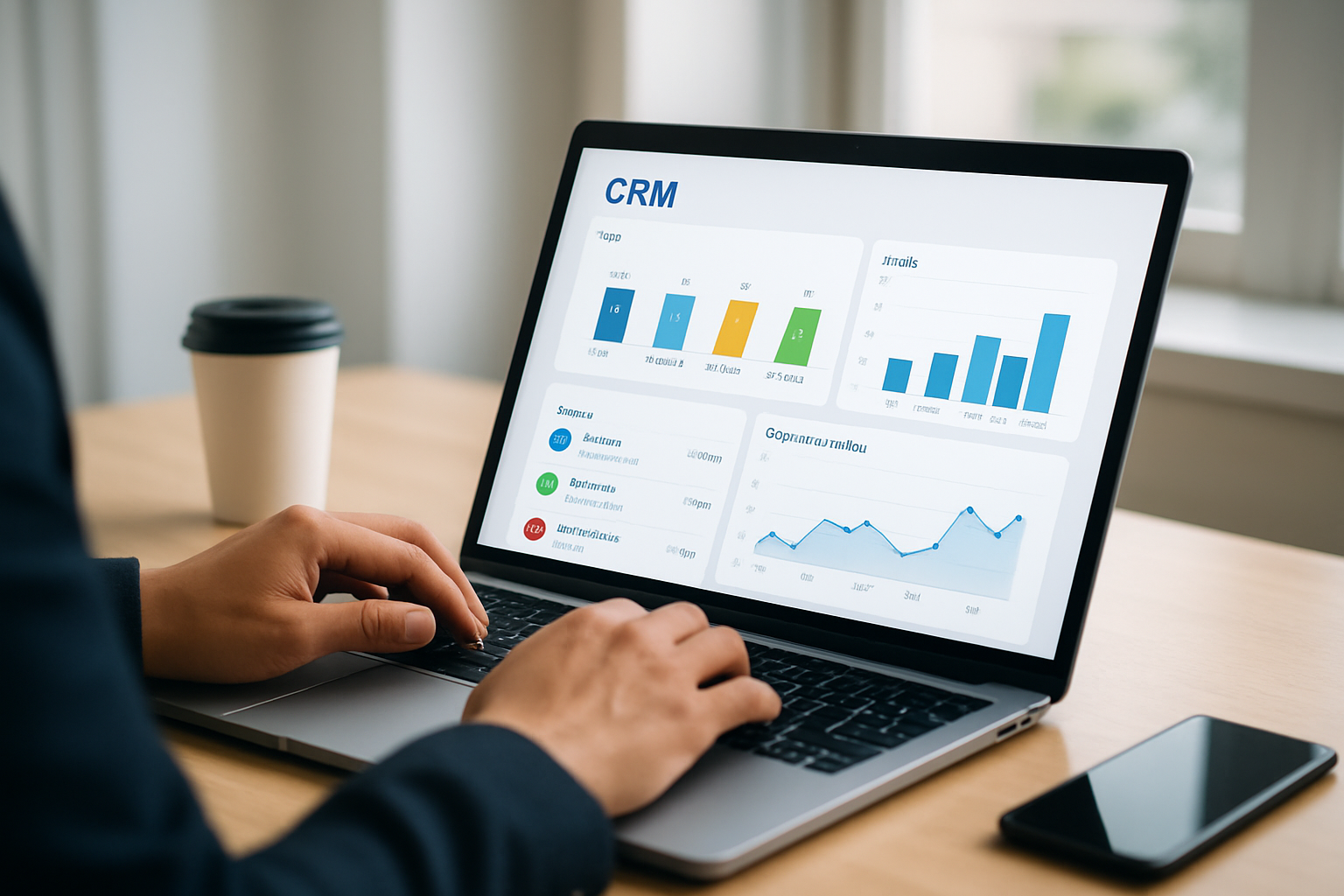 dashboard de crm para acompanhar leads com integração de mensagens e métricas