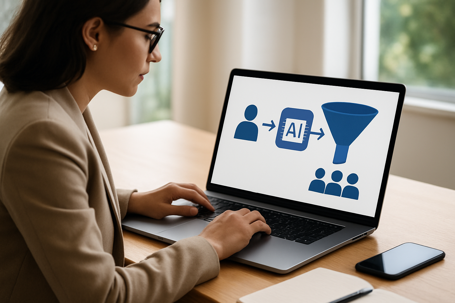 Como funciona um sistema de geração de leads com IA