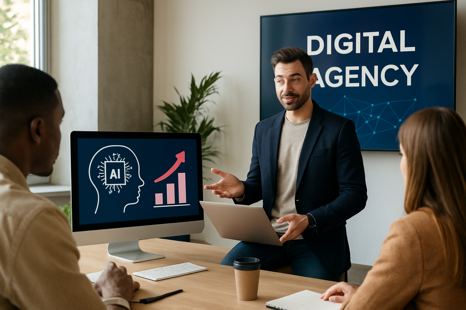 Agência digital em 2026 com foco em IA e vendas