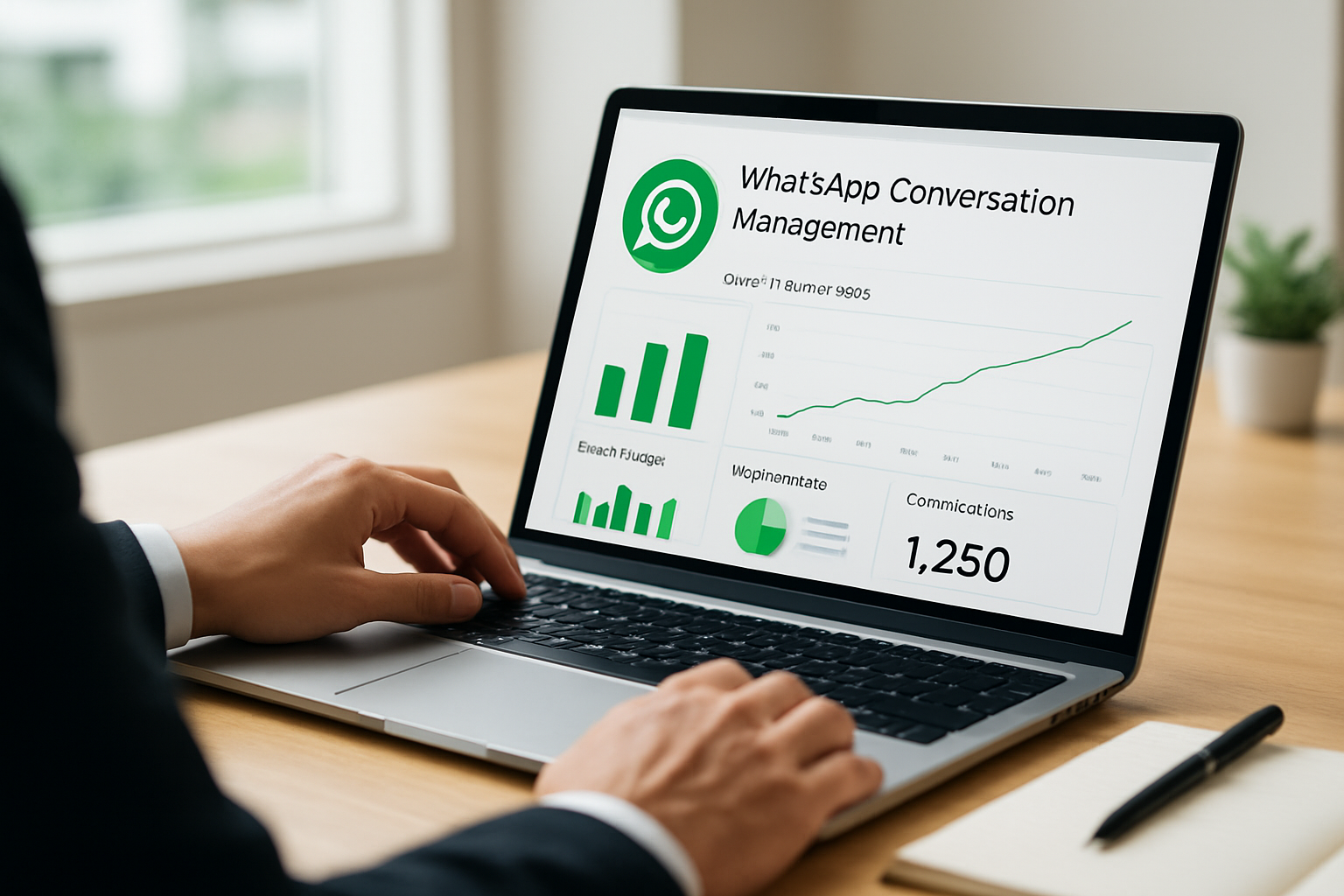 Dashboard de gestão de conversas whatsapp com métricas de vendas previsíveis 2026