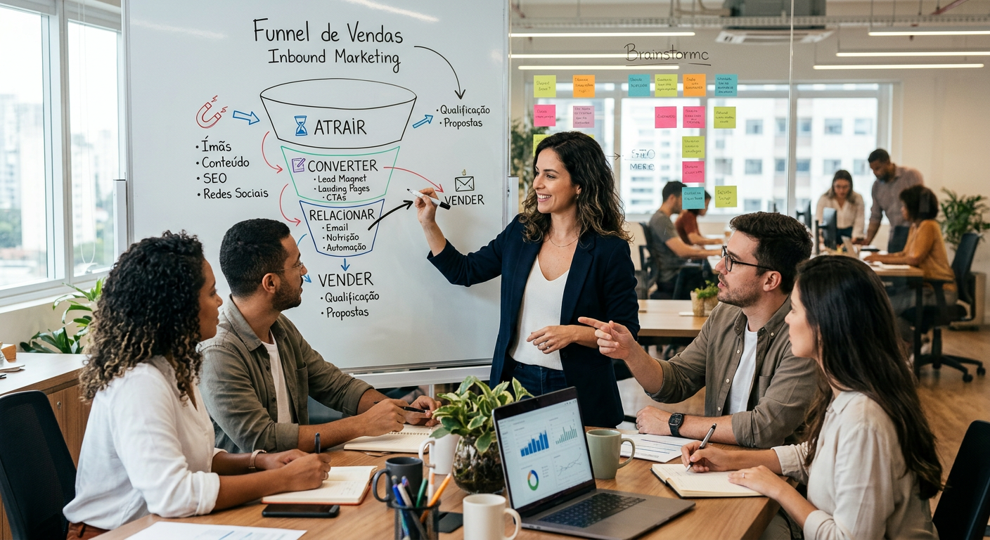 As etapas essenciais para atrair e converter clientes | funil de vendas inbound marketing