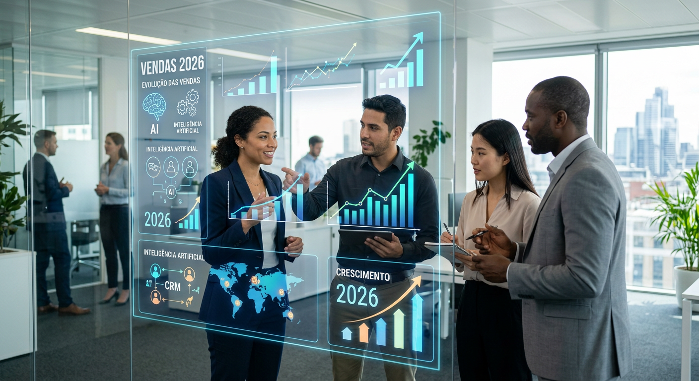 A evolução das vendas em 2026 | crm inteligência artificial