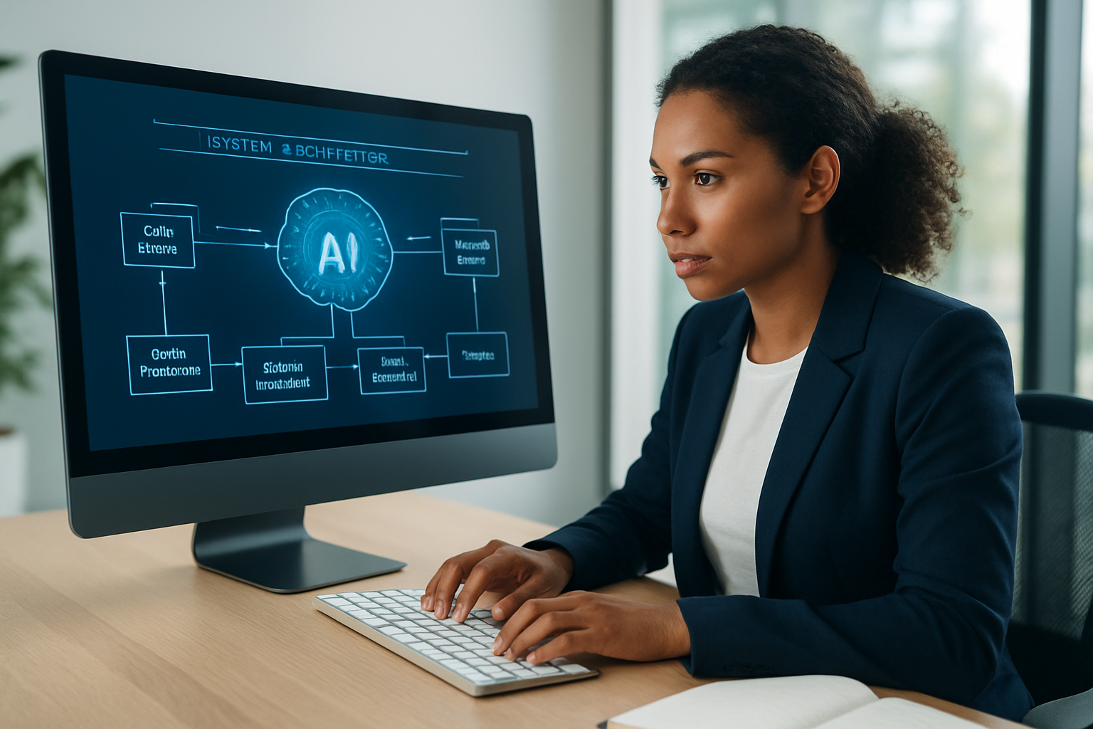 Arquitetura de sistema de inteligência artificial para empresas em 2026