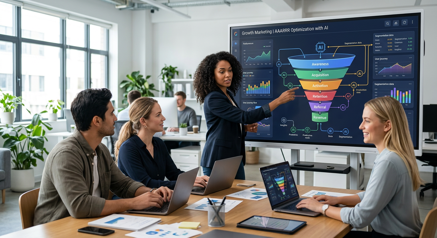 Otimizando o Funil AAARRR com Inteligência Artificial | Growth marketing vendas IA