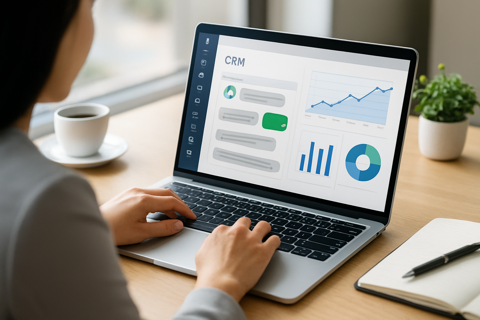 dashboard estratégico de crm com whatsapp integrando conversas e métricas de vendas