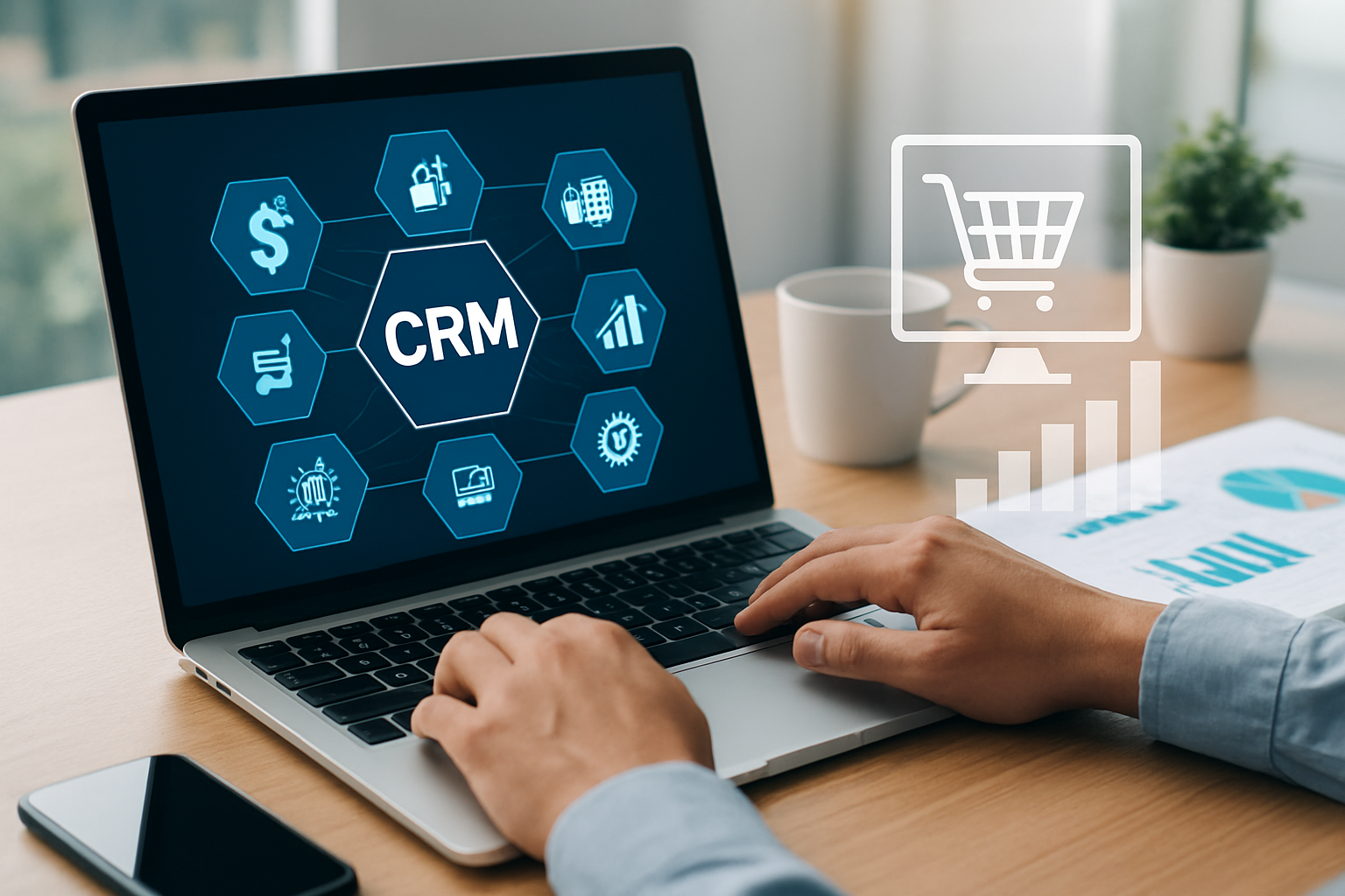 Arquitetura de CRM para e-commerce com IA e dados para otimização de vendas | crm para ecommerce