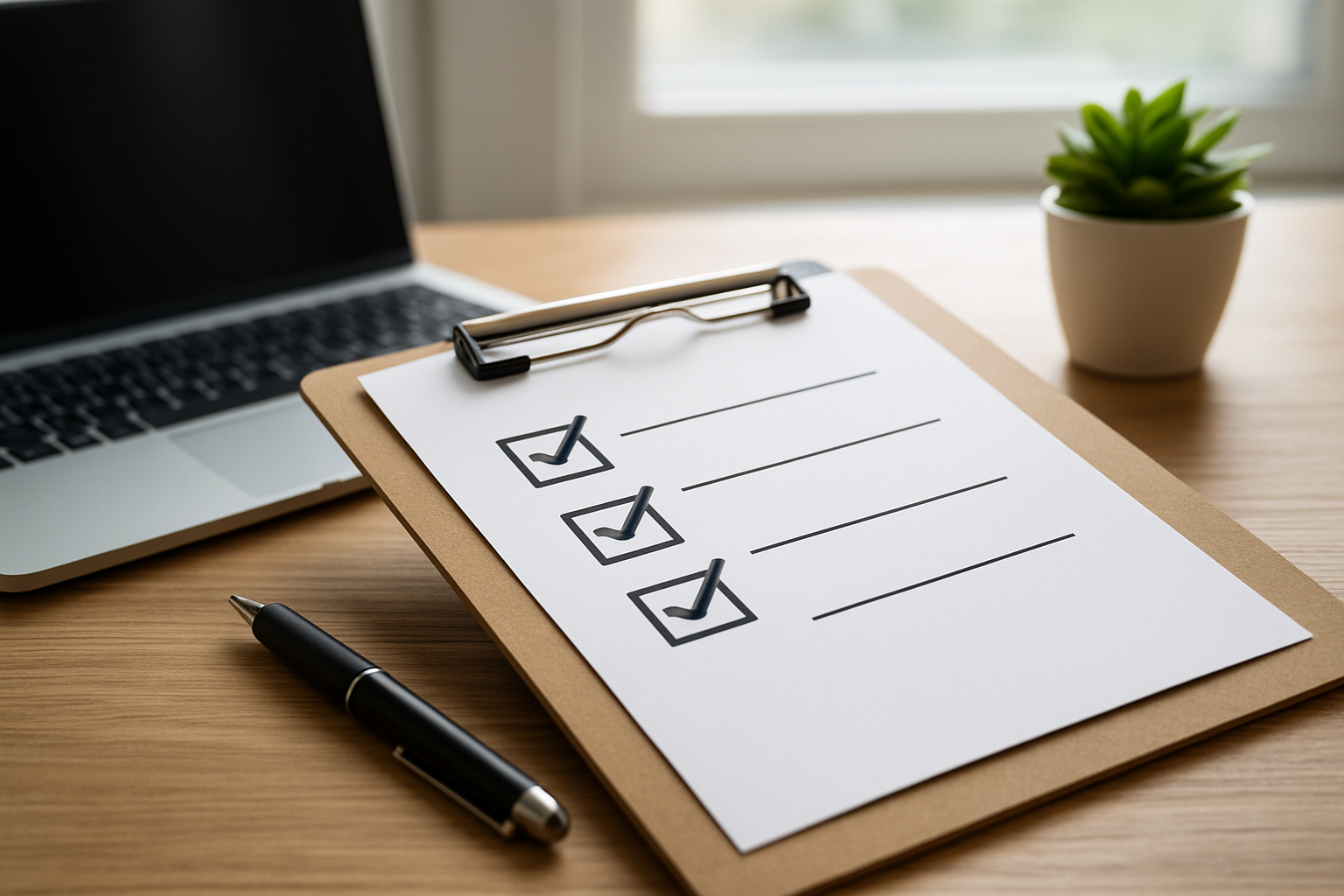 Capa com checklist dos melhores geradores de posts de blog com IA para 2026