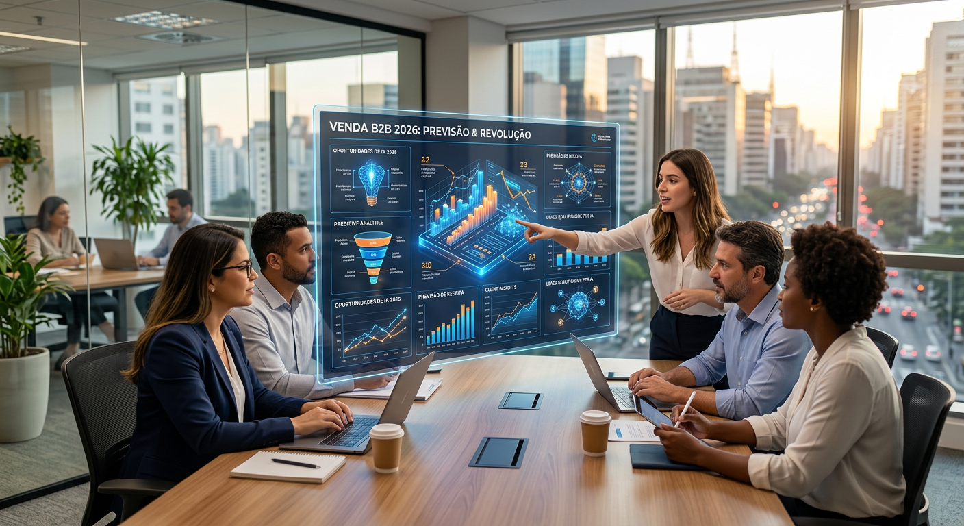 A revolução da inteligência artificial vendas b2b em 2026