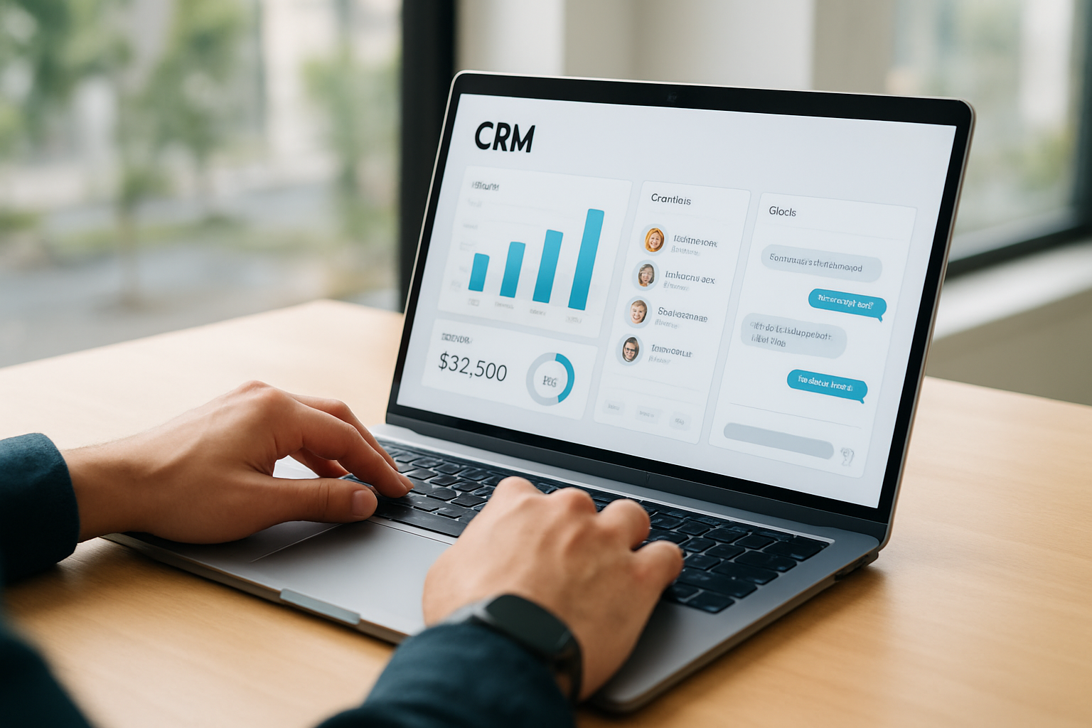 capa mostrando dashboard de vendas e conversas integradas com crm para negocios locais