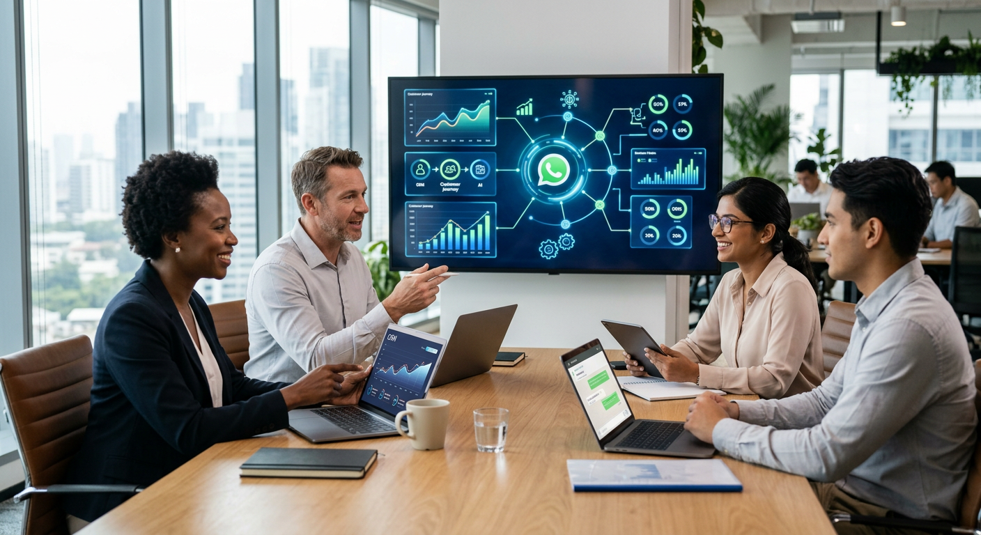 Benefícios estratégicos da integração inteligente | whatsapp com crm e ia