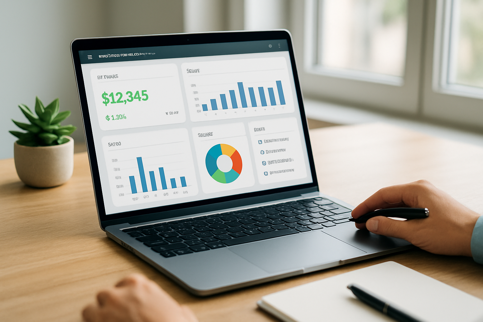 Dashboard view of free low-cost all-in-one business management applications for small businesses in 2026