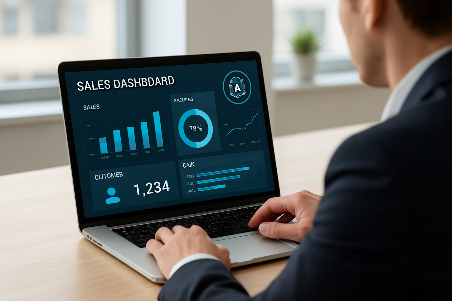 Dashboard com métricas de vendas com inteligência artificial integrado ao CRM em 2026