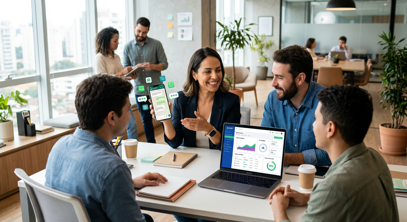 Benefícios Reais da IA Integrada ao seu CRM | crm de vendas com ia no whatsapp
