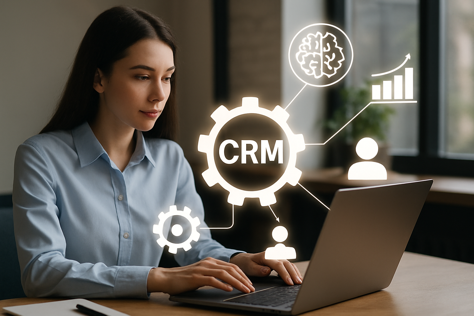 Automação de CRM em 2026 com Growth Marketing e IA