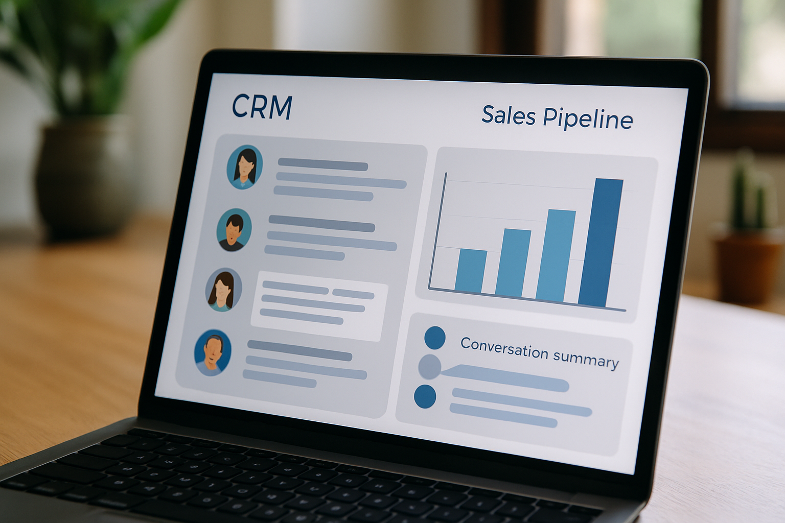 CRM com resumo de conversas: Venda mais, de forma