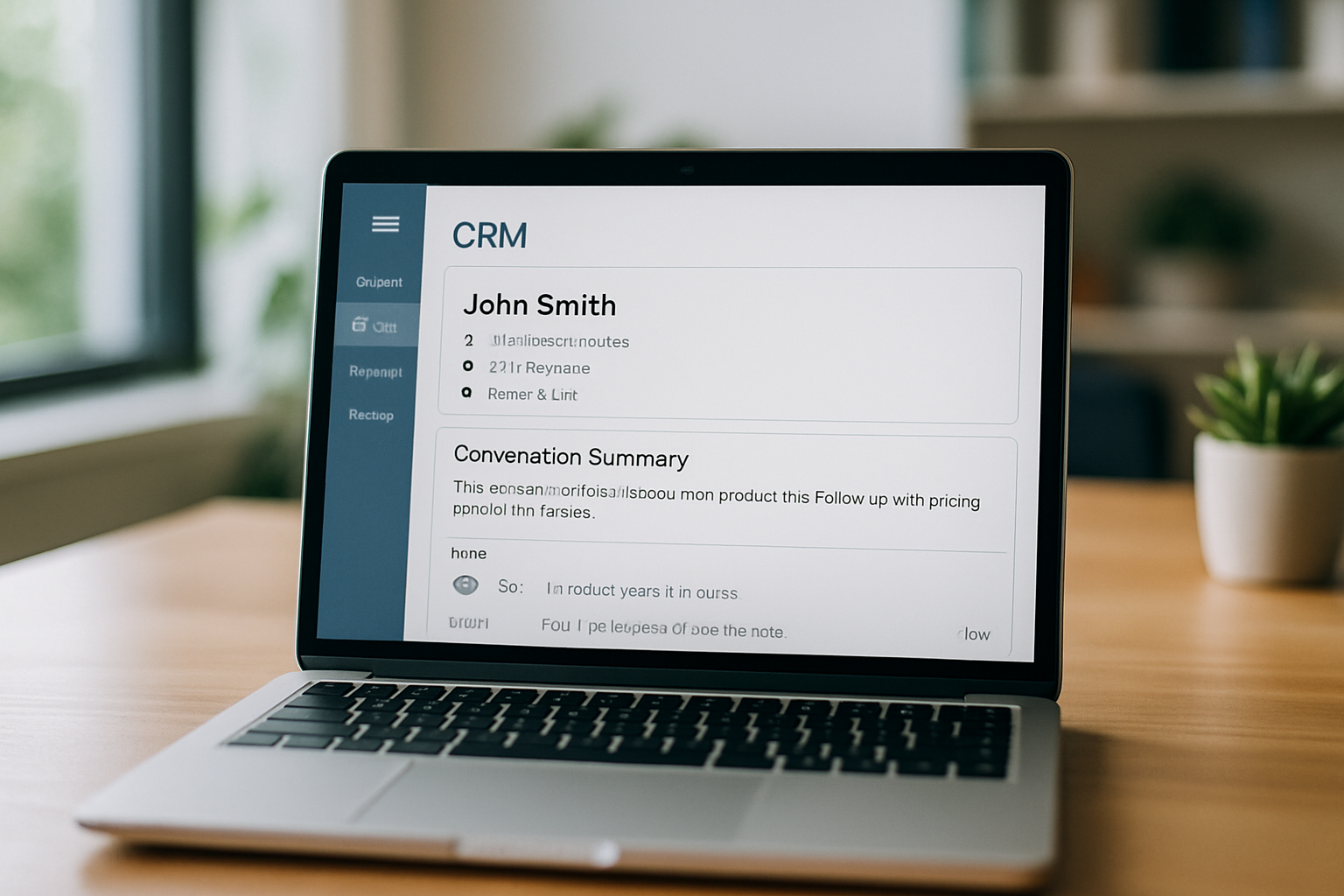 O que é CRM com resumo de conversas?