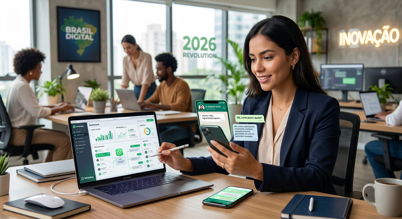A revolução do atendimento em 2026 | agente de ia para whatsapp