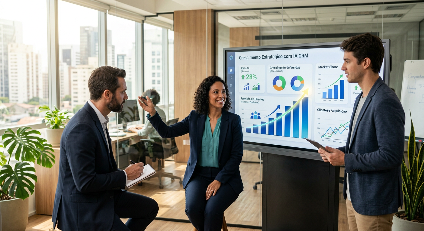 Benefícios estratégicos para o crescimento do seu negócio | crm com inteligência artificial