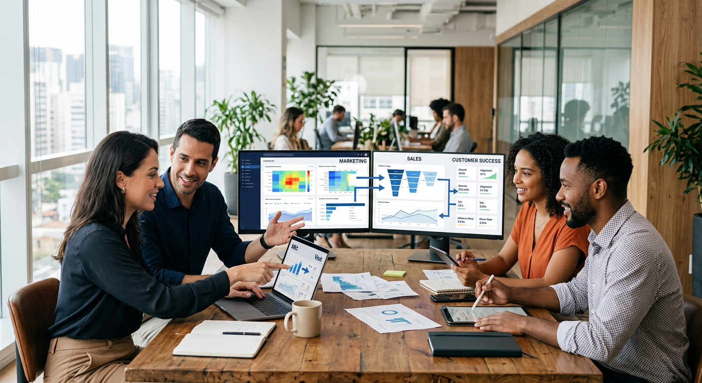 Benefícios estratégicos da integração entre Marketing, Vendas e CS | empresa de revops
