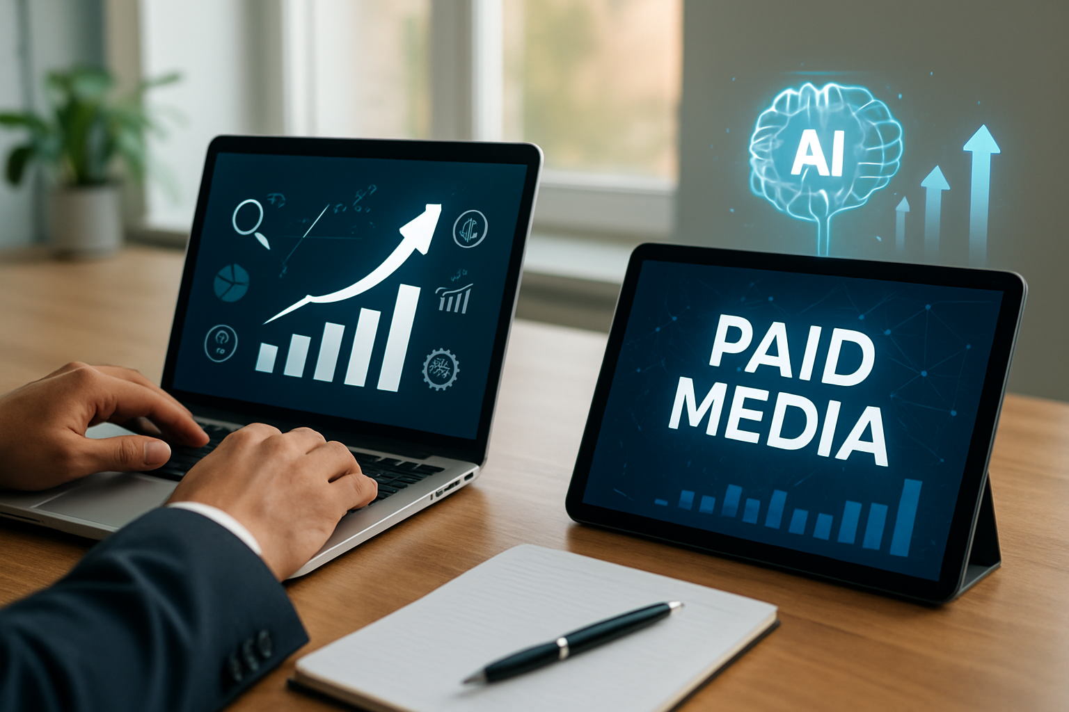 estrategia de midia paga integrada com growth e ia para aumentar vendas em 2026 | mídia paga