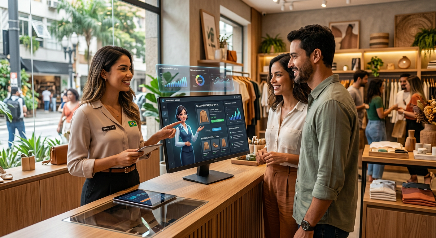 A revolução do vendedor virtual com IA no mercado brasileiro