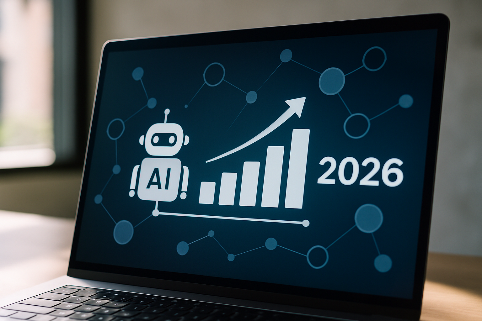Gráfico ilustrativo sobre automação de vendas com IA em 2026
