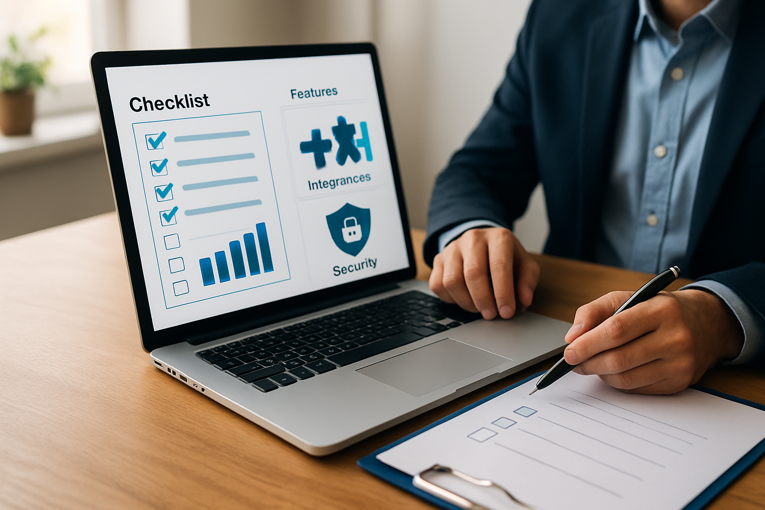 business management software checklist features integrations security overview for small businesses 2026