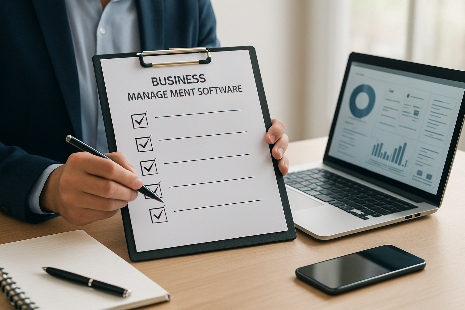 Assessing Needs: business management software checklist features integrations security