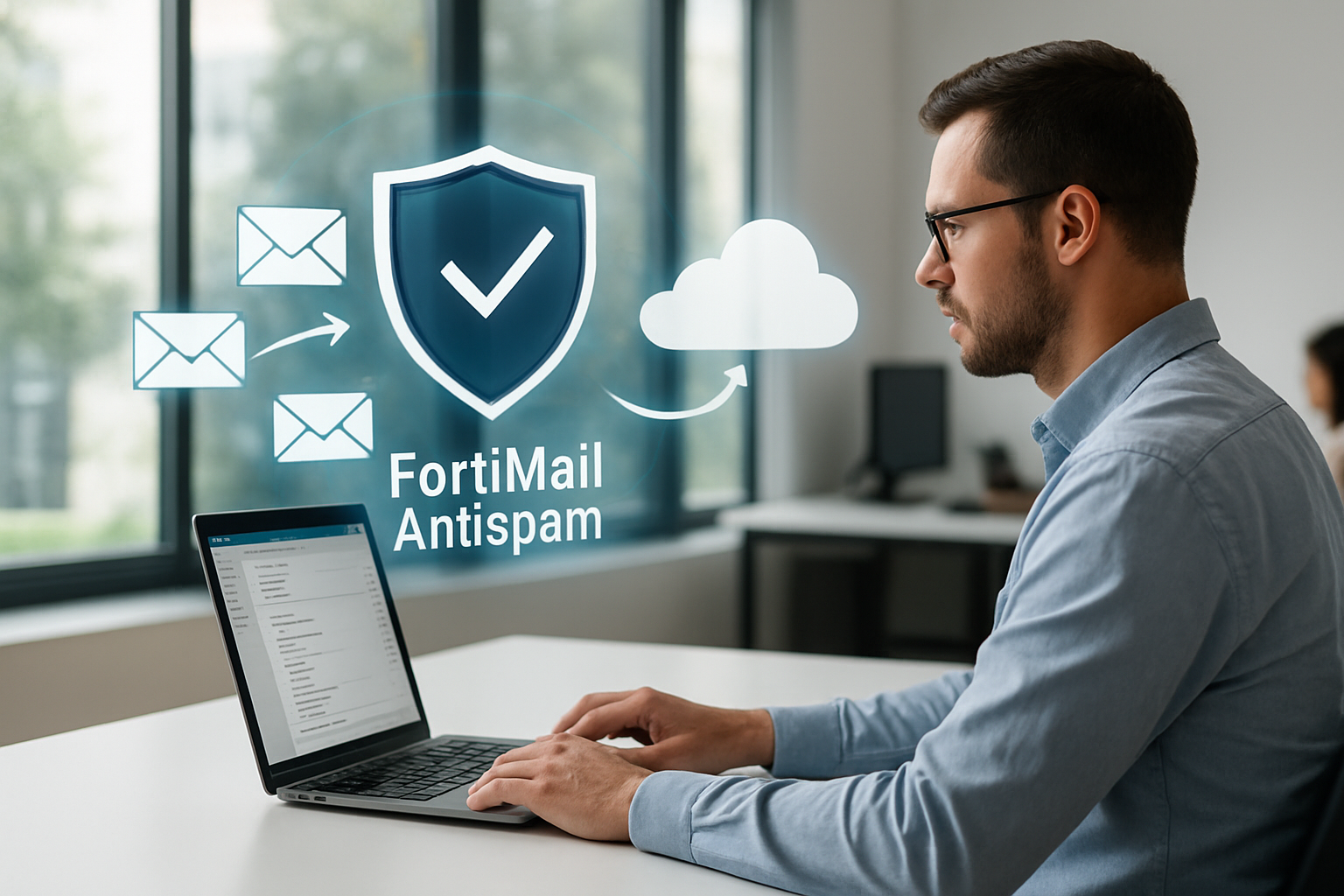 Arquitetura FortiMail antispam fortinet protegendo fluxos de email corporativo em 2026