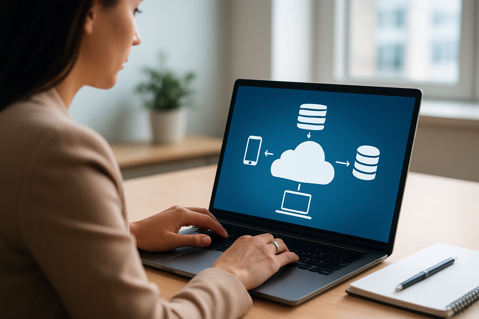 How does a cloud-based platform work: overview