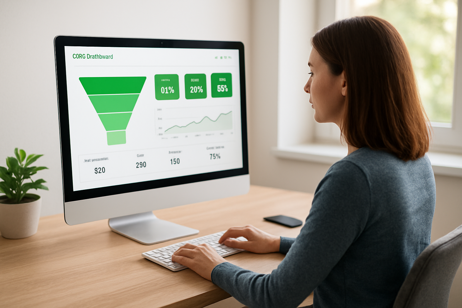 Dashboard de CRM para equipe de WhatsApp mostrando funil de vendas e métricas em 2026