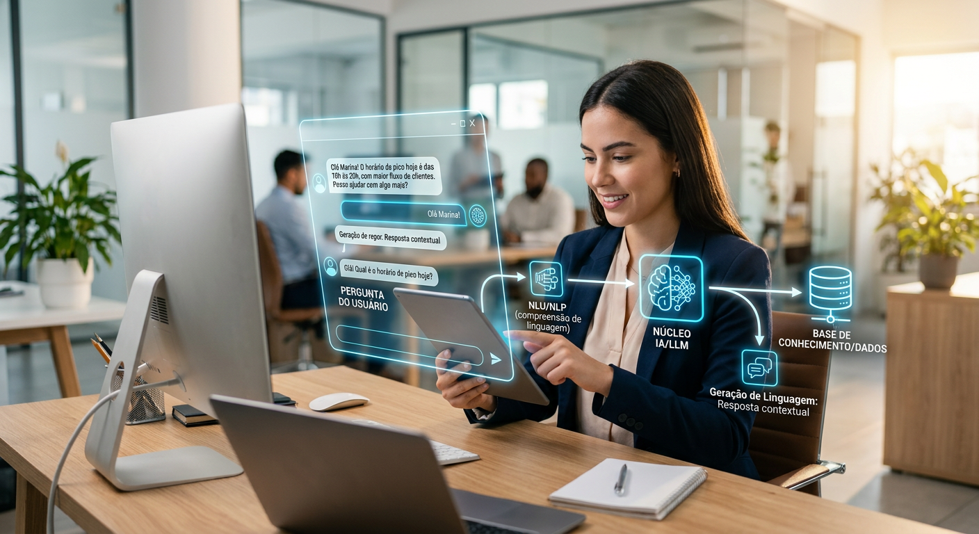 Como Funciona um Chatbot Inteligência Artificial Moderno