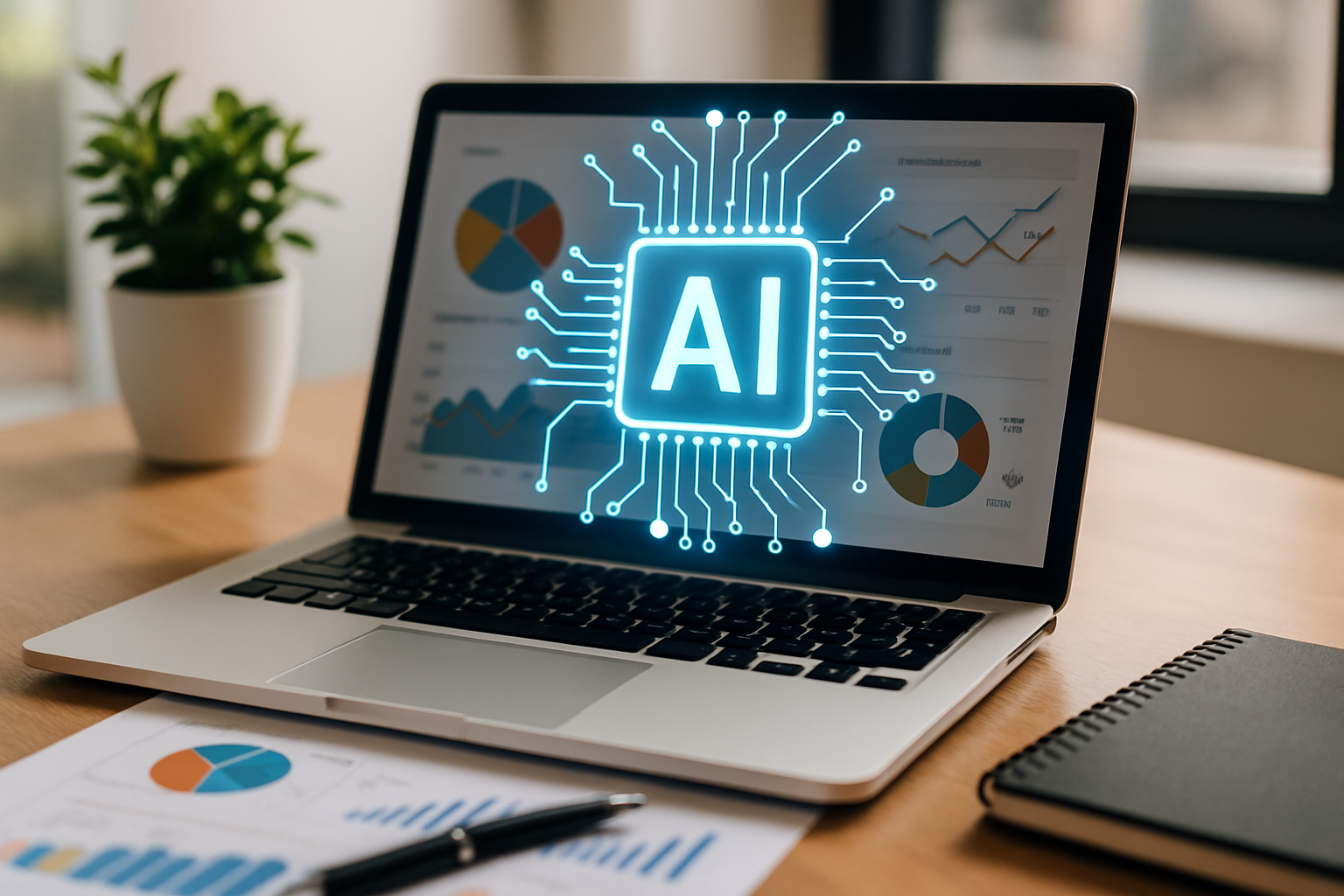 Ferramentas de inteligência artificial otimizando estratégias de marketing