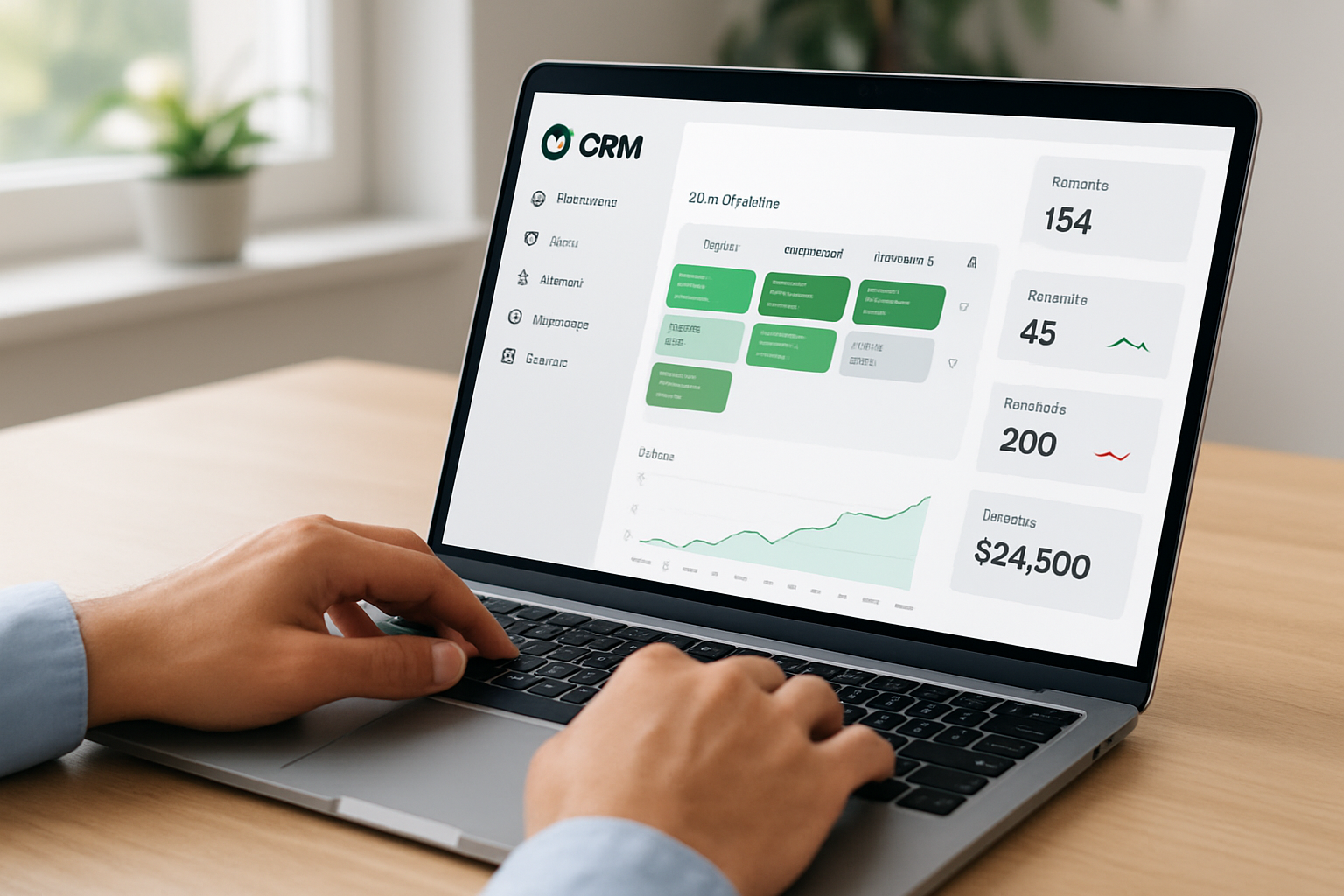 Dashboard de crm para whatsapp mostrando pipeline de vendas e métricas em 2026