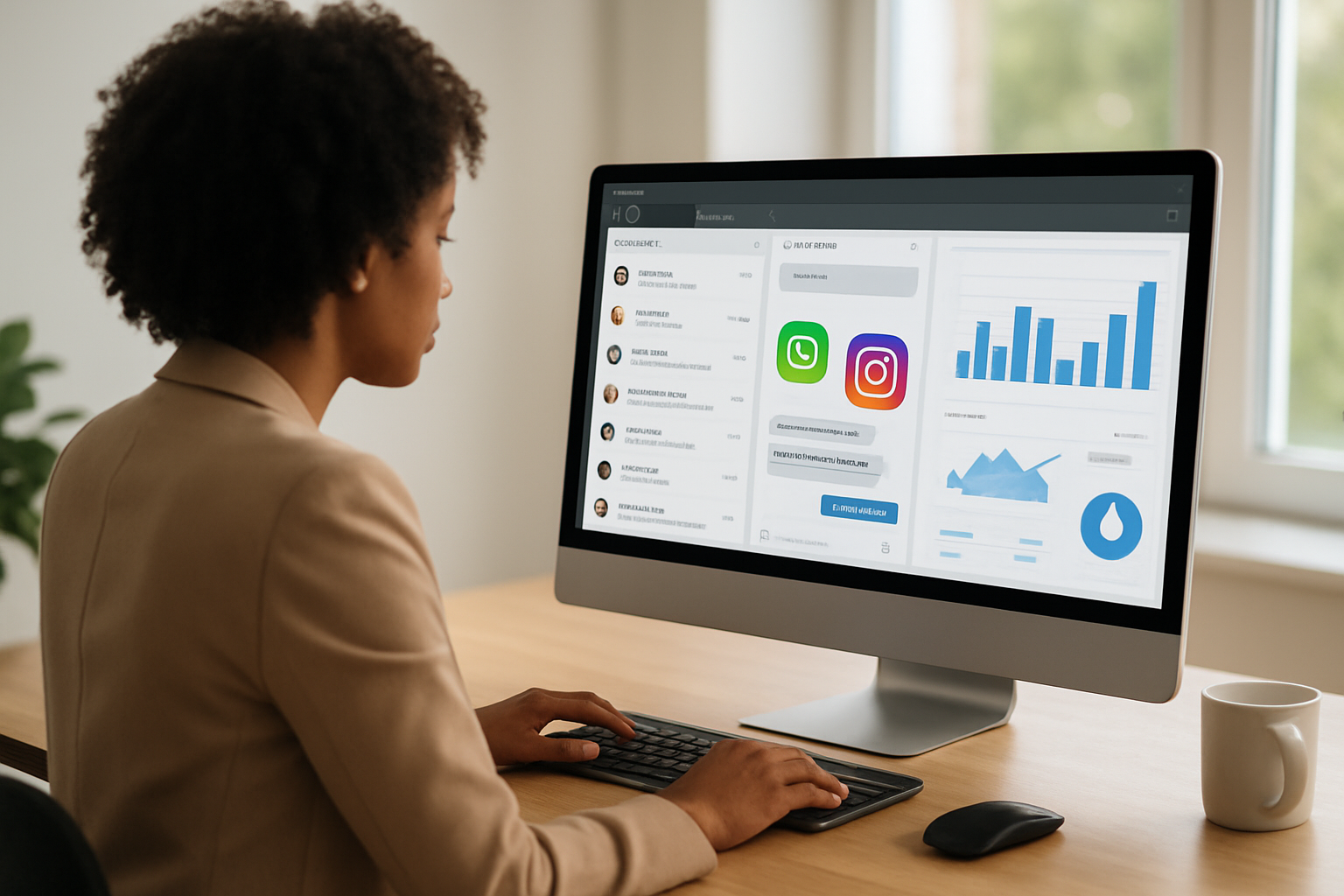 Centralizar conversas: WhatsApp, Instagram e dashboard | software crm com ia