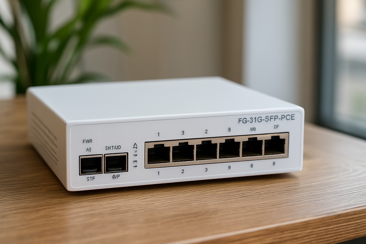 Equipamento de rede compacto com portas SFP e PoE fg 51g-sfp-poe para proteção de perímetro