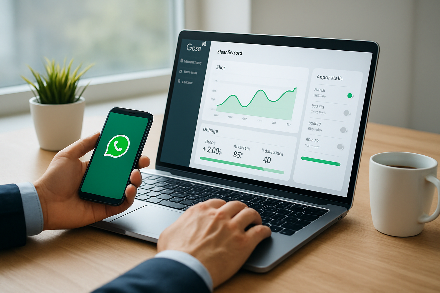 dashboard de vendas integrando software crm whatsapp com métricas e pipeline de vendas