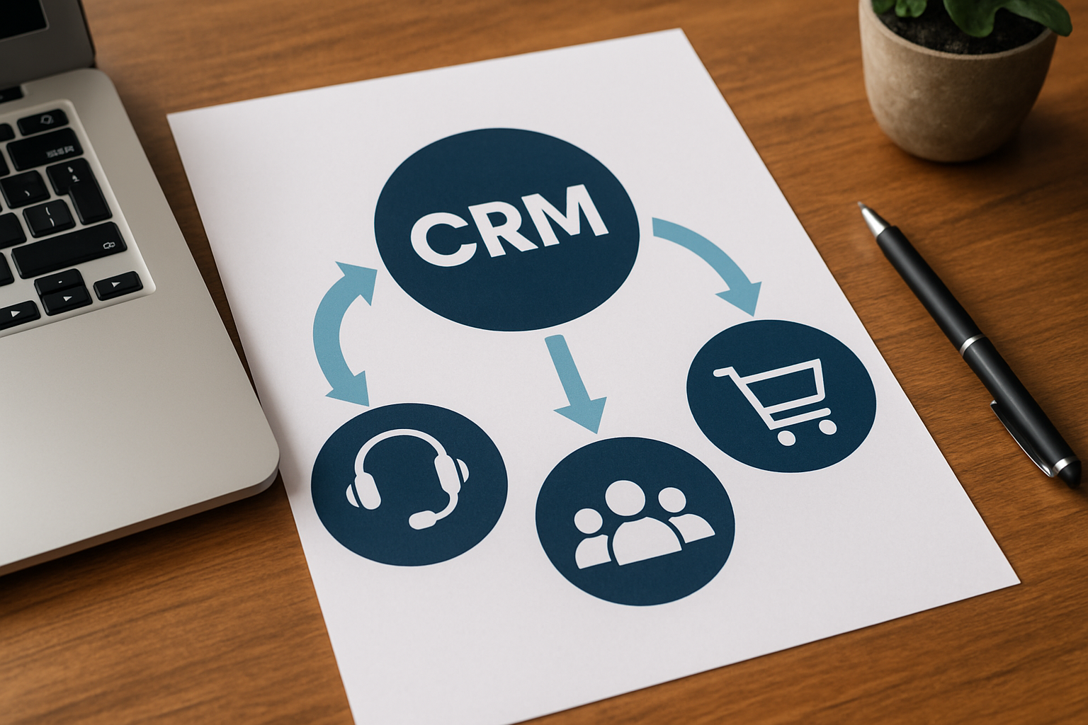 Gráfico ilustrativo sobre CRM para transformar atendimento em vendas