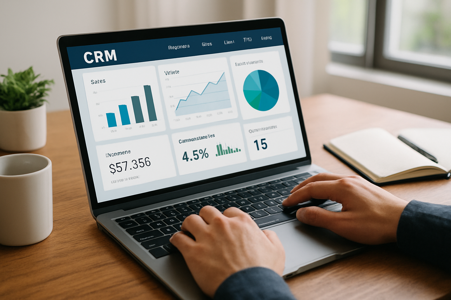 dashboard CRM para ecommerce com métricas de vendas e automação 2026