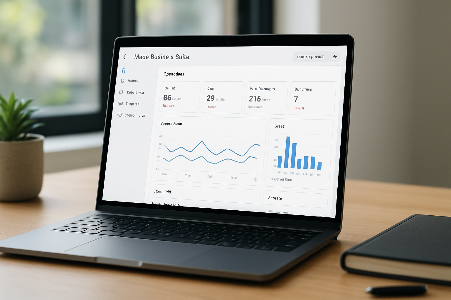 Dashboard overview of Meta Business Suite Reviews showing analytics and scheduling tools 2026