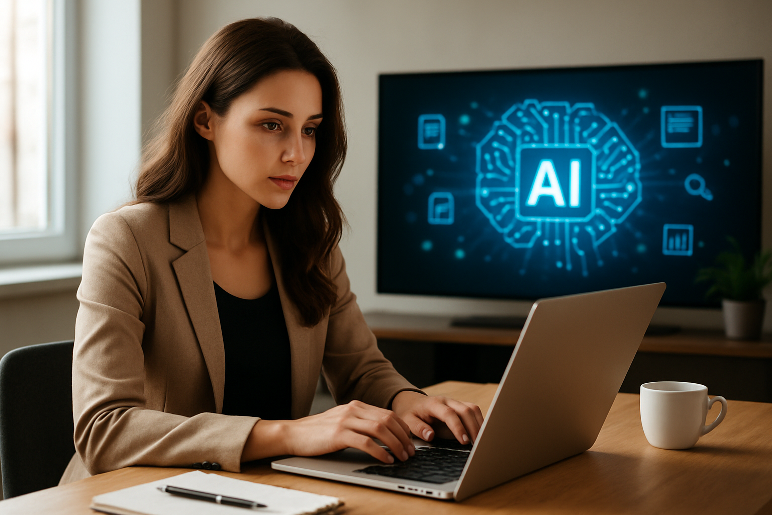 banner estratégico exemplos de blog automatizado com IA para SEO em 2026
