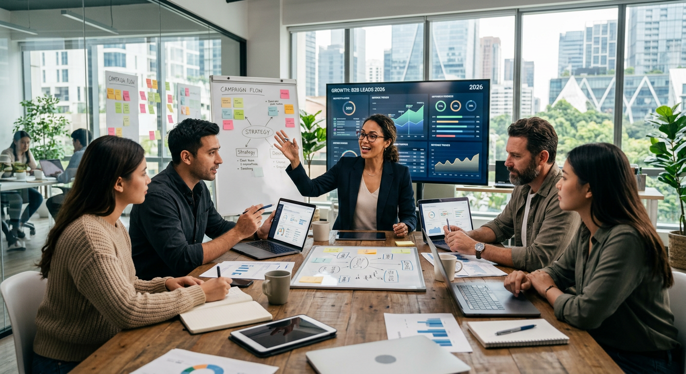 O que é uma agência de growth marketing B2B em 2026? | agência growth marketing B2B