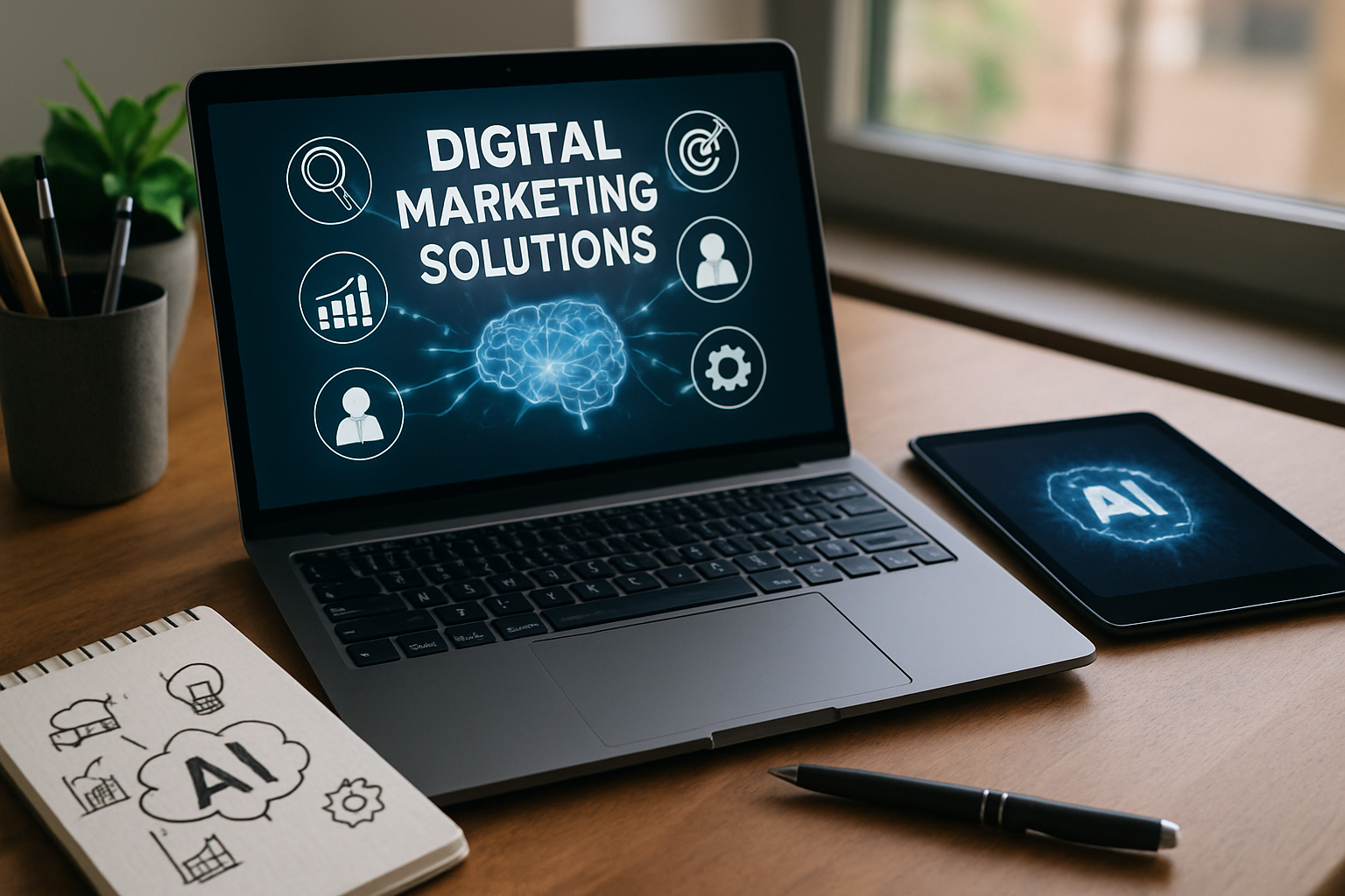 Soluções de marketing digital com foco em inteligência artificial em 2026