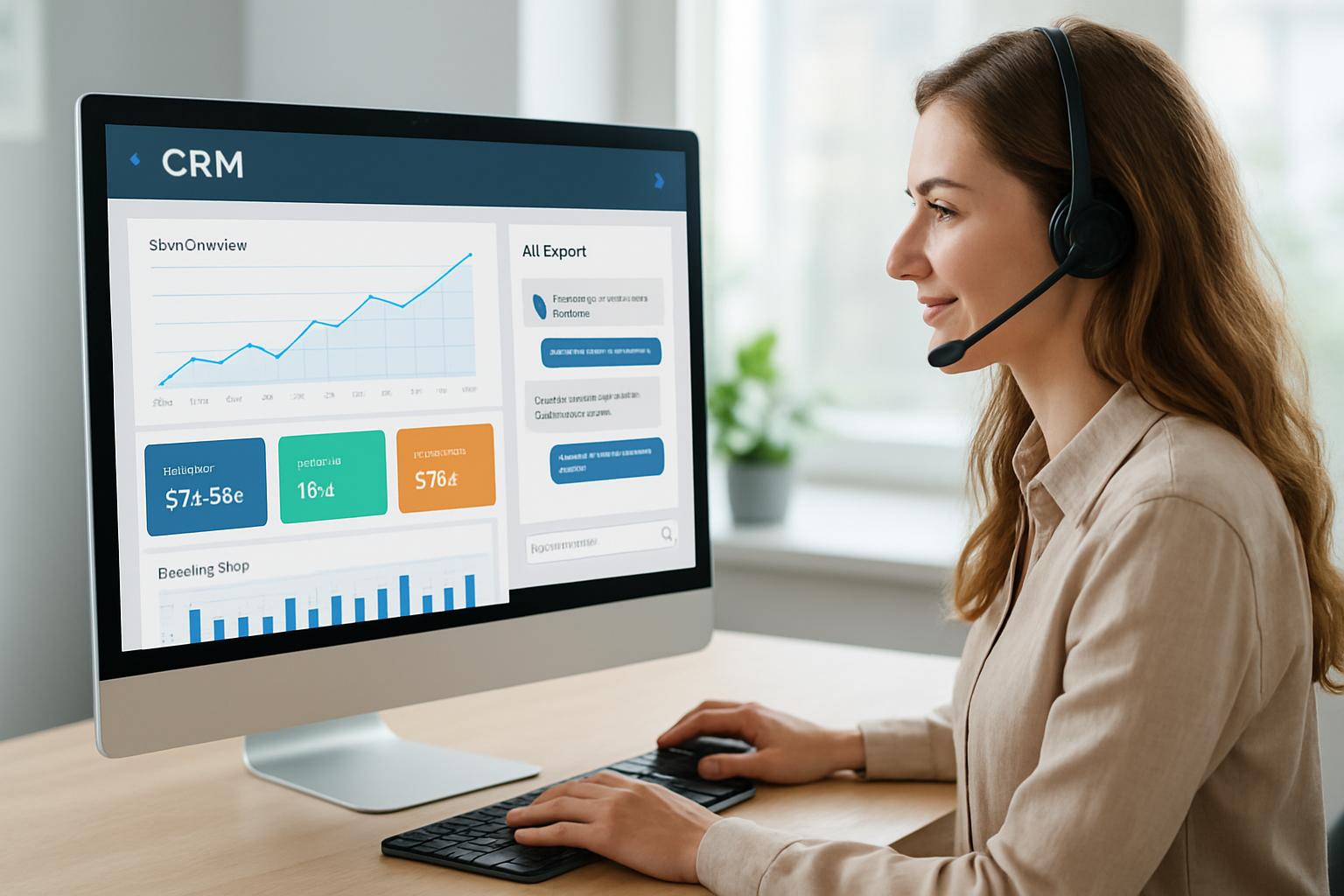 dashboard integrado de vendas com crm com agente de ia mostrando KPI e conversas centralizadas
