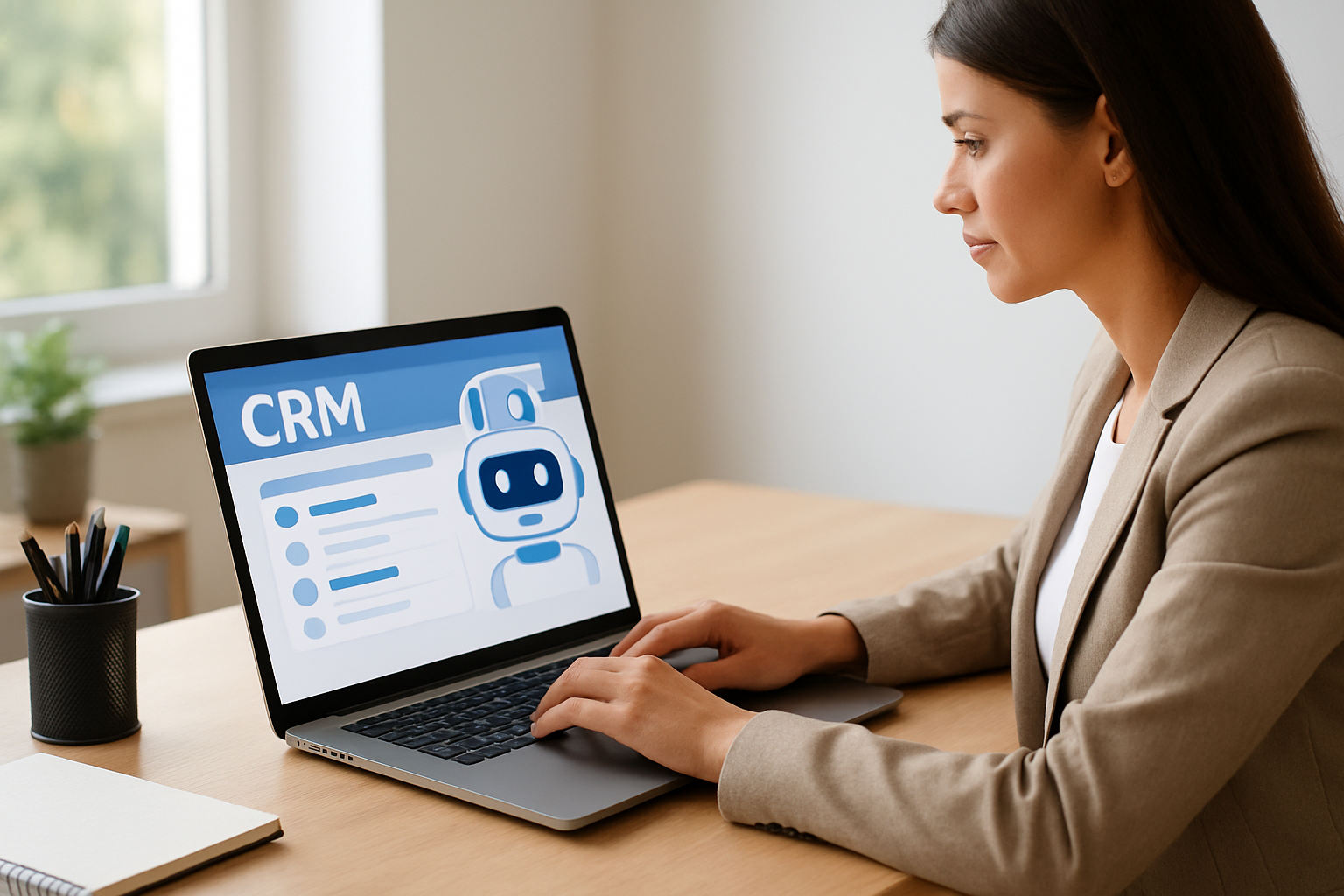 Como funciona um CRM com agente de IA