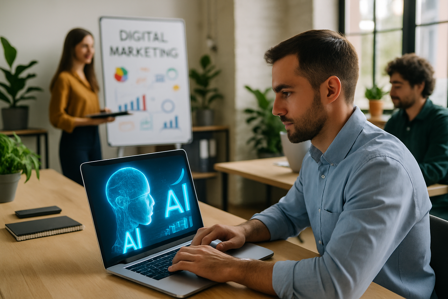 Agência de marketing digital utilizando IA para turbinar vendas em 2026